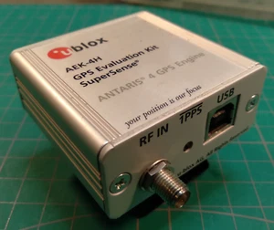 U-Blox GPS Evaluation Kit, SuperSense, Antaris 4 GPS Engine, Working - AEK-4H - Picture 1 of 7
