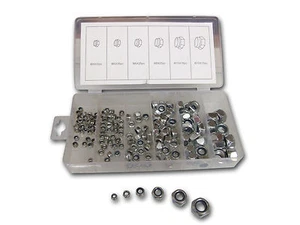 Metric Nyloc Locknut Assortment - 146 Piece Set - Picture 1 of 5