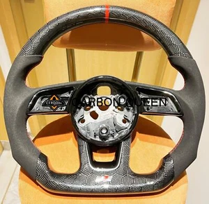 HONEYCOMB CARBON FIBER Steering Wheel FOR AUDI A3A4/RS3RS5 2017-2021 - Bild 1 von 6