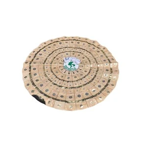 Camel Skin Rug Tapestry from Kebbi Nigeria 87" Across Handmade  - Picture 1 of 7