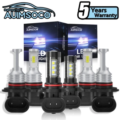 For Ford Expedition Sport Utility 2003-2006 6x LED Headlight + Fog light White - Изображение 1 из 4