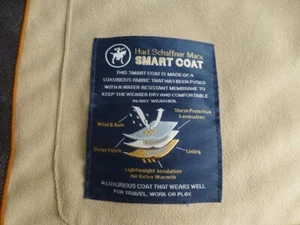 Hart Schaffner Marx Smart Coat Small Excellent Condition Herringbone Jacket - Picture 1 of 10