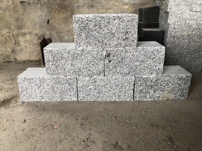 ERWINUS Granit Mauersteine 20x20x40, Granitblöcke 4 Seiten gesägt 13,90 € Netto 1 Stck.