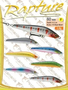 Artificial Spinning Duro Bait Trabucco Rapture Gombei Minnow 60mm 3.0gr - Imagen 1 de 11