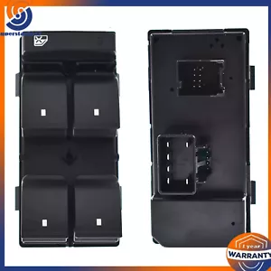 Window Master Power Switch For Chevrolet Silverado GMC Sierra Driver Side 4 Door - Picture 1 of 11