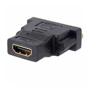 High Quality HDMI Female to DVI DVI-D Female F/F Adapter 24+1 LCD HDTV DVD - Picture 1 of 5