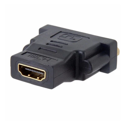 High Quality HDMI Female to DVI DVI-D Female F/F Adapter 24+1 LCD HDTV DVD - Image 1 of 4