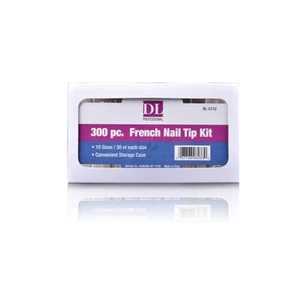 DL- C112, Professional 300 Pc. French Nail Tip Kit - 10 Sizes /30 of each size - Picture 1 of 5
