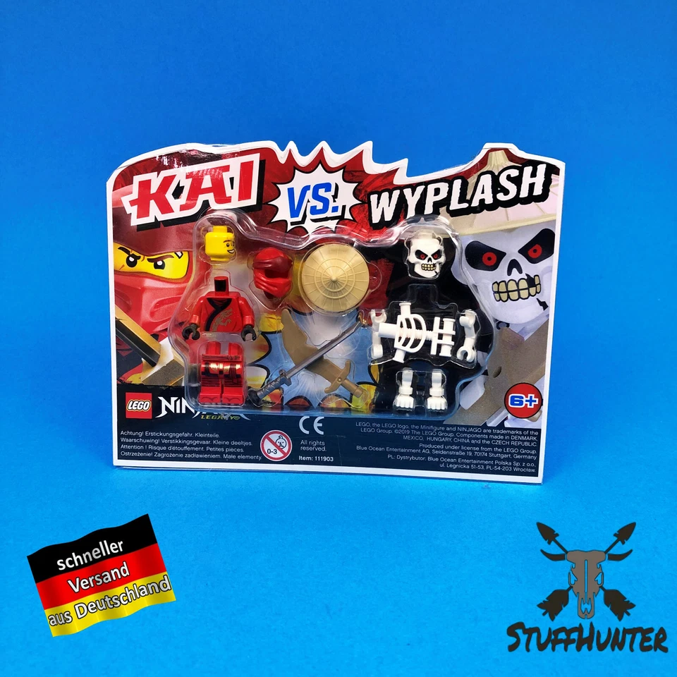 Lego Ninjago Legacy Kai VS Wyplash Minifigure Blister 111903 New OVP - Image 1 of 1