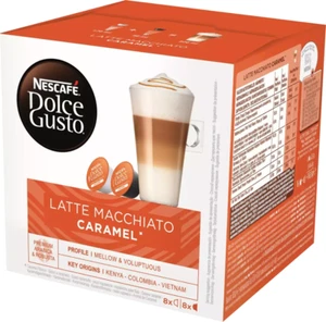 7 x 16 Kaffeekapseln Dolce Gusto Latte Macchiato Caramel - Bild 1 von 1