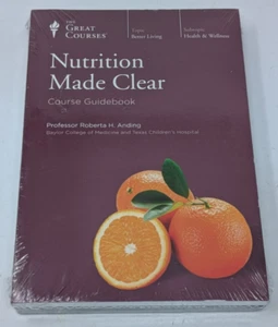 The Great Courses Nutrition Made Clear 6 DVD Set + Guidebook NEU VERSIEGELT - Bild 1 von 7