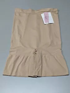 Felina Jezebel Women's Plus High Waist Shaper Short -Beige Size 3X - Picture 1 of 6