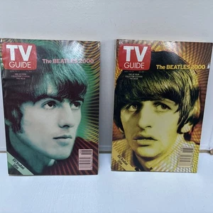 TV Guide November 11 2000 George Harrison & Ringo Star The BEATLES - Picture 1 of 6