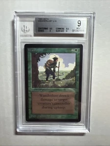 MTG Beta Wanderlust BGS 9 Mint (with Gem Mint centering) 1993 - Picture 1 of 4