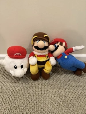 Banpresto Super Mario Galaxy Peluche Set De 3 Nintendo Japón Abeja Mario Boo Mario Foto 1 de 4
