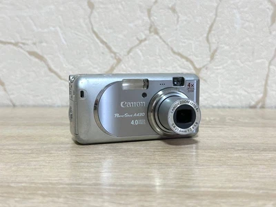 Canon PowerShot A430 Ai AF Digital Camera 4.0 Megapixel 4x Optical Zoom - Image 1 of 4