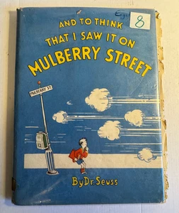 To Think That I Saw It On Mulberry Street Dr Seuss HCDJ 12th Print 1937 Vanguard - Picture 1 of 11