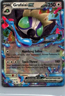 Grafaiai ex - Holo Promo SV: Scarlet & Violet Promo Cards 100 NM - Image 1 of 2