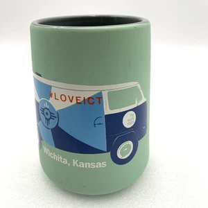 Wichita Kansas Coffee Mug VW Bus Van #loveict The Work Room - Picture 1 of 6