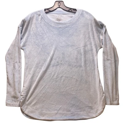 Camisa Cuddl Duds para mujer XS ultra felpa terciopelo polar elástica de gran tamaño suave Foto 1 de 4