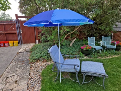 Paraguas vintage para niños/adultos (3 colores) de 66" de diámetro - para mesa de playa o infantil Foto 1 de 4