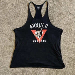 Hommage Arnold Classic Tank Top XXL Schwarz Made USA Bodybuilding Gym Racerback - Bild 1 von 8