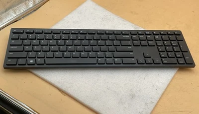 Dell KM5221W Black Wireless Keyboard Full Layout Office Home Computer with Stand - Image 1 of 4