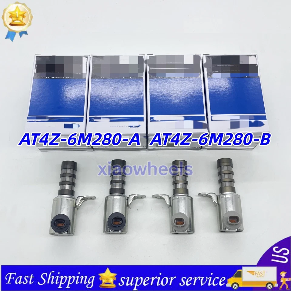 4X VVT Variable Valve Timing Solenoid For Lincoln MKZ 11-17 Ford F-150 3.5L US - Image 1 of 4