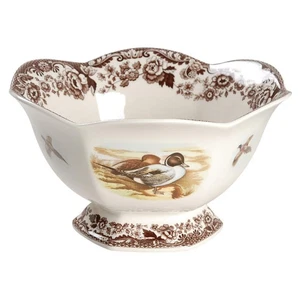 Spode Woodland Footed Hexagonal Bowl 4680806 - Foto 1 di 1