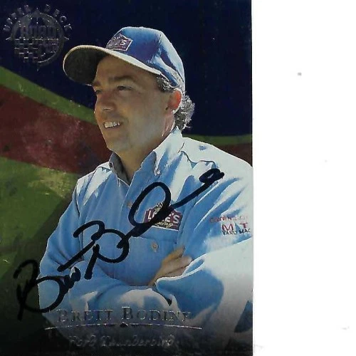 BRETT BODINE SIGNED 1996 UPPER DECK ROAD TO THE CUP RACING #RC19 - NASCAR - Image 1 of 1