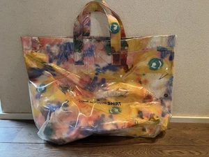 Comme des Garcons Shirt x Futura PVC Tote Bag Used Durable Black - Picture 1 of 2