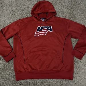 Mens XXL USA Hockey Team 2025 NIKE fit Therma Pro Pullover Kango Hoodie - Picture 1 of 6