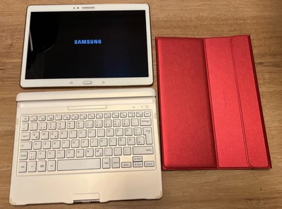 Samsung Galaxy Tab S, Modell SM-T805, LTE, permuttweiß, voll funktionsfähig - Bild 1 von 4