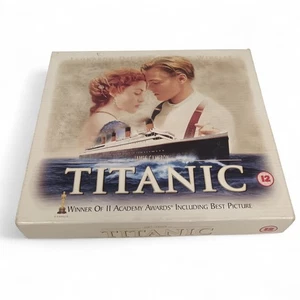 Titanic Collectors Box Edition 35mm Film Cell + 8 Cards VHS Video Set | Preloved - Picture 1 of 20