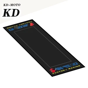 Motorcycle Garage Pit Mat Workshop carpet For Suzuki Factory Racing 220*80cm - Bild 1 von 3
