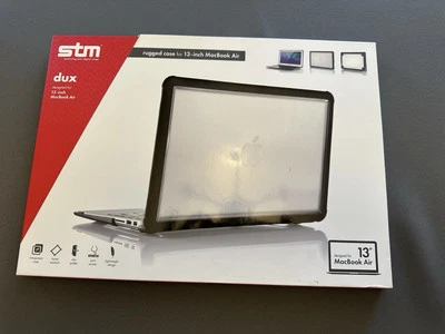 Funda resistente STM Dux para MacBook Air 13 pulgadas - Negra NUEVA en CAJA Foto 1 de 4