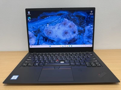 Lenovo X1 Carbon Gen 6 i7 8650U 16GB RAM 1TB SSD 14" QHD Display Laptop Notebook - Image 1 of 4