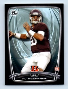 2014 Bowman Rookies Black AJ McCarron Rookie Cincinnati Bengals #22 - Picture 1 of 2