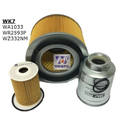 WESFIL AIR OIL FUEL FILTER SERVICE KIT FOR NISSAN PATROL DX GU Y61 ZD30DDTi - image 1 of 1