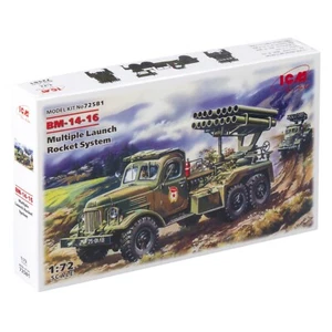 Sistema de cohetes de lanzamiento múltiple BM-14-16 - Kit modelo plástico escala 1/72 ICM 72581 - Imagen 1 de 10