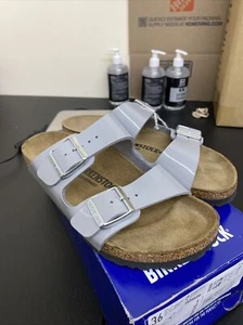 Birkenstock Arizona Alloy Patent Zweiriemen Pantolette Sandale - Größe 36EU - US L 5,0 - Bild 1 von 5