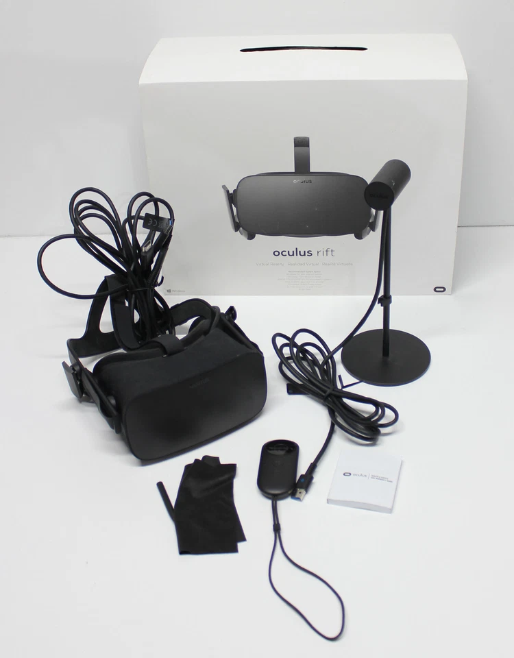 Oculus Rift Virtual Reality System Headset HM A Remote RE A 3P-A Sold AS IS - Image 1 of 2