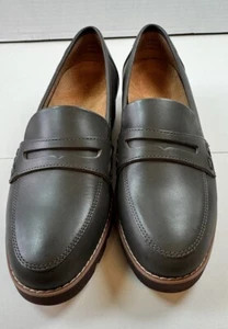 Vionic Cheryl Ii Women's Slip On Loafer Moc Casual Shoes Dark Khaki - 8 - Picture 1 of 14