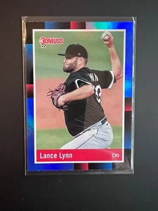Lance Lynn 2022 Donruss Baseball 1988 Retro #267 Holo Blue Chicago Whitesox - Picture 1 of 2