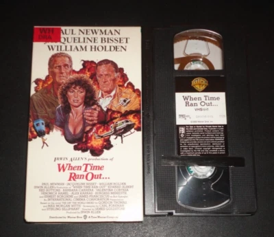 When Time Ran Out (VHS, 1980) Paul Newman Action Disaster Rare OOP HTF - Image 1 of 4