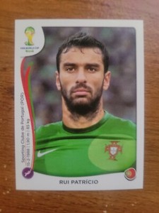 2014 Panini FIFA World Cup Brazil Album Sticker Rui Patricio Portugal #509