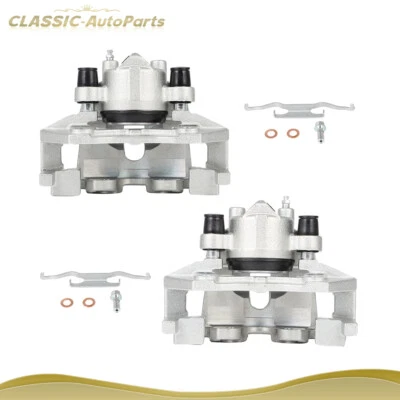Front Brake Calipers w/ Bracket Pair For 2005-2009 Ford Escape Before 12/01/2008 - Image 1 of 4