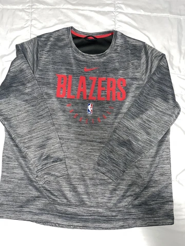 🔥*NEW*Nike Portland Trail Blazers NBA Pullover Sweat Shirt Dri-Fit - XXL Cover