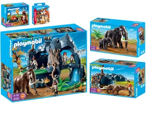 PLAYMOBIL Neandertaler STEINZEIT Mammut Höhle HISTORY Sammlung URZEIT Bär SELTEN - Foto 1 di 19