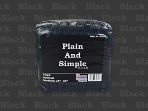 M - XL 40 Pack Adult diaper, black plain and simple Disposable 6000ml - Picture 1 of 3